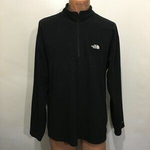 The North Face Mens XL Black Fleece TKA 100 Lightweight Pullover Jacket